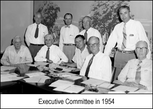 Executive Committe in 1954